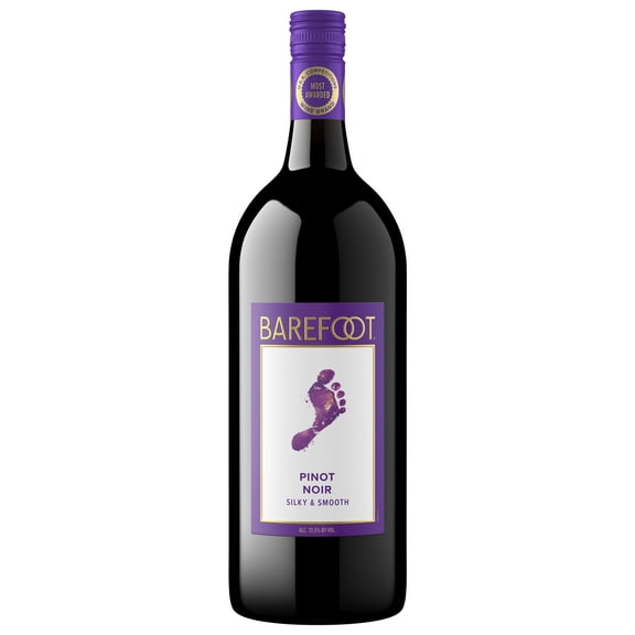 Barefoot Cellars Pinot Noir Red Wine, 1.5L Bottle