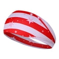 thumbnail image 2 of Independence Day Wide Headband for Women 4th of July Wicking Sports Elastic, 2 of 3