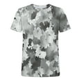 thumbnail image 3 of Men's Camouflage T-Shirt Sports Fitness Short Sleeve Military Camo Crewneck Vintage Shirt Outdoor Novelty Breathbale Pullover Tees, 3 of 4