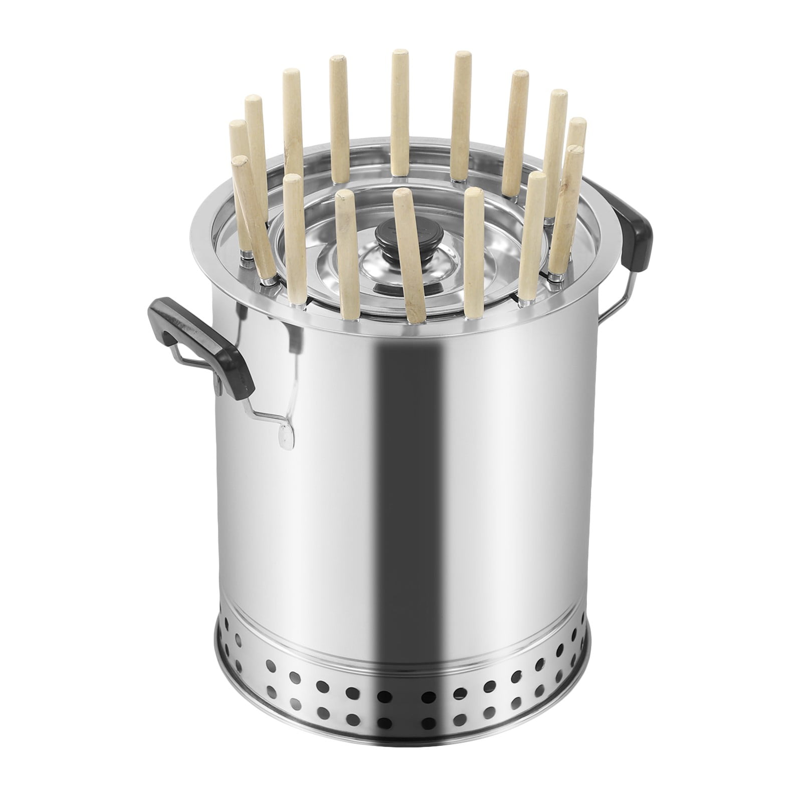 Charcoal Grill, Portable Compact BBQ Charcoal Grill, Portable Charcoal Grill for Camping, Picnics, Parties, Beaches, and More (10.2*11.8in)