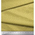 thumbnail image 3 of Soimoi Polyester Crepe Fabric Leaves & Berries Shirting Printed Fabric 1 Yard 42 Inch Wide, 3 of 3