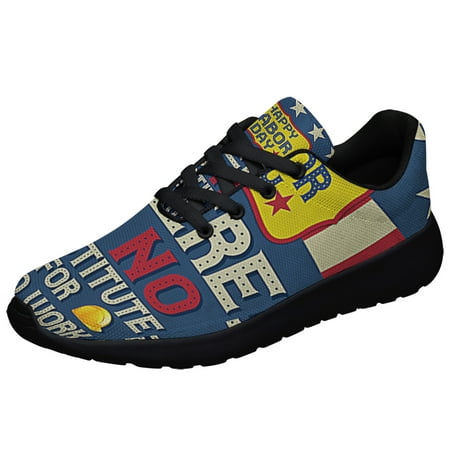 

Happy Labor Day There Is No SubSttute For Hard Work Shoes Sneakers Black Size 11.5
