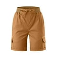 thumbnail image 3 of Daznico Women's Cargo Shorts - Loose Fit Summer Hiking with Multiple Pockets,for Size XL, 3 of 5