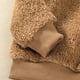 thumbnail image 3 of Gibobby Conjunto de ropa para bebé y niño Invierno niños pequeños niños niñas manga larga Color sólido franela polar con capucha Tops pantalones pijamas trajes(Café,5-6 Años), 3 of 5