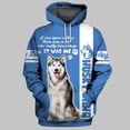 thumbnail image 3 of Sudadera con capucha con estampado 3D de chihuahua, husky, perro tzu o perro de montaña bernés para mujer y hombre, chándal de calle, regalo de amor para perros, 3 of 5