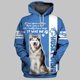 thumbnail image 3 of Sudadera con capucha con estampado 3D de chihuahua, husky, perro tzu o perro de montaña bernés para mujer y hombre, chándal de calle, regalo de amor para perros, 3 of 5