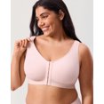 thumbnail image 3 of DELIMIRA Inbarely Lift Front Closure Wireless Bras, Full Coverage, Plus Size, Unlined, for Women, 3 of 3