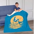thumbnail image 2 of Disney D100 Wish I Could Be Kids Silk Touch Sherpa Throw Blanket, 2 of 6