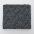 thumbnail image 2 of Winter Neck Gaiters for Men and Women Neck Warmer with Thermal Thick Warm Fleece Lined Cold Weather Solid Color Soft Knitted Ribbed Fashion Accessories Travel Scarf Breathable Neckerchief, 2 of 8