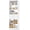 White, variant on Homieasy 22" Floor-Standing Closet System, Multi-Tiered Wardrobe Storage Unit with Adjustable Shelves & Smooth-Glide Drawers, White