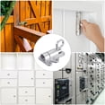 thumbnail image 6 of Uxcell Automatic Spring Loaded Latch Pin, 3Pcs - Aluminum Alloy Round Tip of Pin Upward for Balcony Window (Silver Gray), 6 of 6