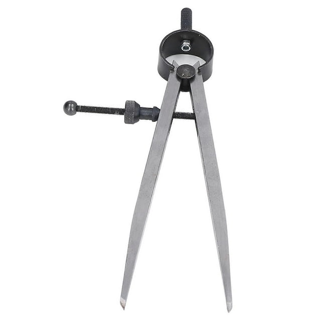 Flat Leg Spring Marking Gauge Woodworking Dividers Carbon Steel Spacing Gauge Compass Caliper with Fast Spring Nut