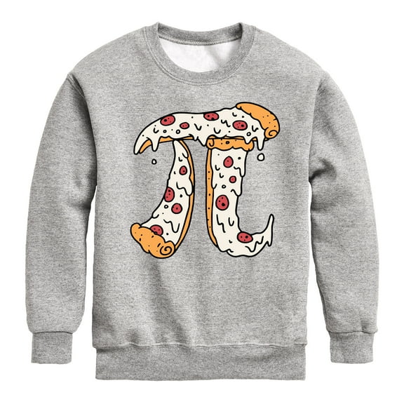 Instant Message - Pizza Pi - Toddler And Youth Crewneck Fleece Sweatshirt