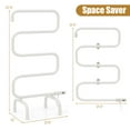thumbnail image 3 of Costway 100W Electric Towel Warmer Drying Rack Freestanding and Wall Mount White, 3 of 10