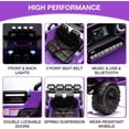 thumbnail image 2 of 12V Ride On Truck Car 2WD Electric Car with Remote Control, Electric Car for Kids with Spring Suspension, LED Lights, Music, 3 Speeds, 2 of 6