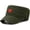 Military Green, variant on Vintage Fatigue Red Star Mao Army Military Hat