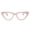 Clear Pink, variant on 2SeeLife Premium Cat Eye TR-90 Reading Glasses for Women – Narrow–Medium Fit, Sturdy Frame, Spring Hinges, Stylish Readers, Clear Tortoise, +1.75