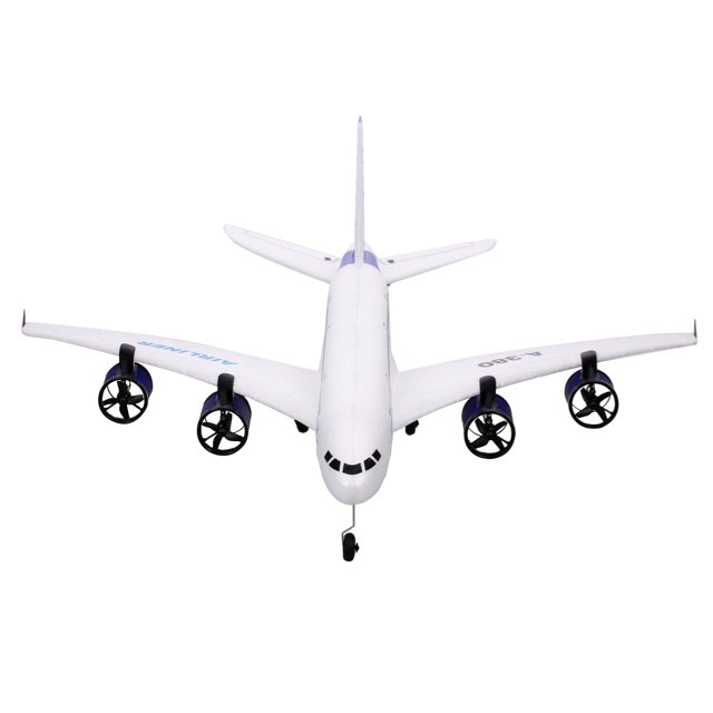 Avión Remoto Airplano RC 2.4G Aeronave de Control Remoto de Control Remoto de Tres Canales de 360 Grados para Principiante