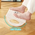 thumbnail image 4 of Foot Rest Under Desk Rocking Footstool with Massage Rollers Foot Rest Foot Relaxation Circulation for Home Study Office Work, 4 of 9