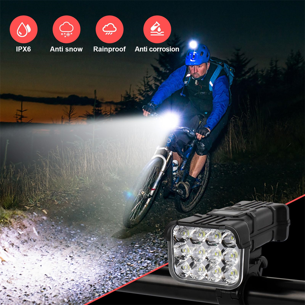 Litampo 3500LM USB Rechargeable Bike Headlight photo 4