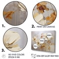 thumbnail image 3 of Designart "Gilded Floral Arrangement I" Seasonal Flowers Wall Art Living Room, 3 of 7