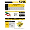 thumbnail image 4 of Cable Electrico THW Calibre 12 Alucobre Rollo 100M Antiflama Rojo Keer 4080, 4 of 4