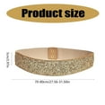 thumbnail image 3 of Sequins Wide Waist Belt Fashionable Women Waistband Elastic Waist Dress Belt for Parties and Event, 3 of 9