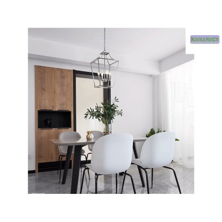 

4-Light Lantern Pendant Light Hanging Light Fixtures Chandelier