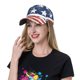 thumbnail image 5 of Fotbe USA Colors Stripes1 Gorro Clásico de Béisbol, Gorra Ajustable con Broche Snapback, Gorro de Exterior de Algodón Suave, 5 of 6