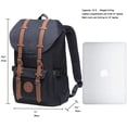 thumbnail image 2 of KAUKKO Laptop Outdoor Backpack, Traveling Rucksack Fits 15.6 Inch Laptop(5-11-BLACK2PC), 2 of 5