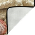 thumbnail image 5 of Dreamtimes Sea Shells Beach Area Rug 72x48in Sea Sand Non-Slip Floor Carpet Comfort Floor Mats Decor for Indoor Living Dining Room and Bedroom Area, 5 of 7