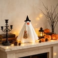 thumbnail image 6 of Halloween Desk Set 7in Mini Outfit with Ghost Cape and Witch Hat for Tabletop Figurines Spooky Cute Office Decor Display Items Props Collections Extras Special Edition Deluxe Pack, 6 of 6