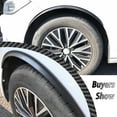 thumbnail image 4 of AUTOXBERT 2PCS 29'' Carbon Fiber Car Truck Wheel Fender Flares Eyebrow Arches Cover Protector, 4 of 8