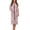 Axolotl Snowman Pink, variant on FOR U DESIGNS Spider Web Red Pattern House Dresses for Women Zip Up House Dresses for Older Women, Breathable Long Sleeve Duster Robe Sleep Dress with Pockets, 2XL