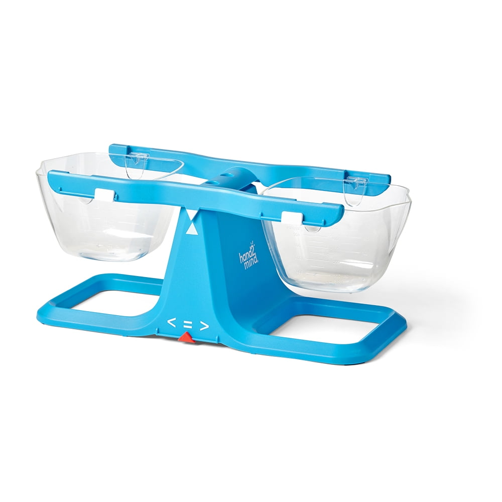 hand2mind Blue Nestable Pan Balance, Balance Scale for Classroom (Set of 1)