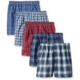 thumbnail image 3 of Fruit of the Loom 5Pack Boy's Plaid Boxers Boxer Shorts Kids Underwear S, 3 of 3