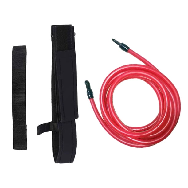 Eigraketly Swimming Excellence Cinturón ligero y ajustable Accesorios de natación Cinturón de entrenamiento Cómodo Deportes acuáticos rojo-4metros