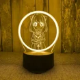thumbnail image 3 of Lámpara 3D con figuras de la familia SPY X, luz nocturna LED de anime, juguetes para dormitorio infantil, decoración de habitación, juguetes de cumpleaños para niños, regalos, 3 of 5