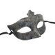 thumbnail image 2 of Sonducket Media cara Retro Masque Masquerade Disfraces Mardi Gras Fiesta veneciana Actuación Cumpleaños Halloween plata antigua Type3 NO3 Sonducket AP010205-02B, 2 of 6