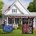 thumbnail image 3 of 250 Years America Garden Flag, 1776-2026 USA 250th Anniversary Banner 4th of July Patriotic Yard Sign Double-Sided Waterproof Flag 12x18 Inch, 3 of 9