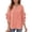 49# Vermilion, variant on Womens Summer 3/4 Length Sleeve Bell Sleeve Flared Tunic Tops Plus Size V-Neck Blouses for Women Dressy Casual Green L