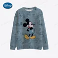 thumbnail image 4 of Sudadera con capucha de Mickey y Minnie con estampado 3D de Disney Mickey Mouse Anime, suéter informal de otoño para hombre, top ajustado para mujer para hombre, 4 of 5
