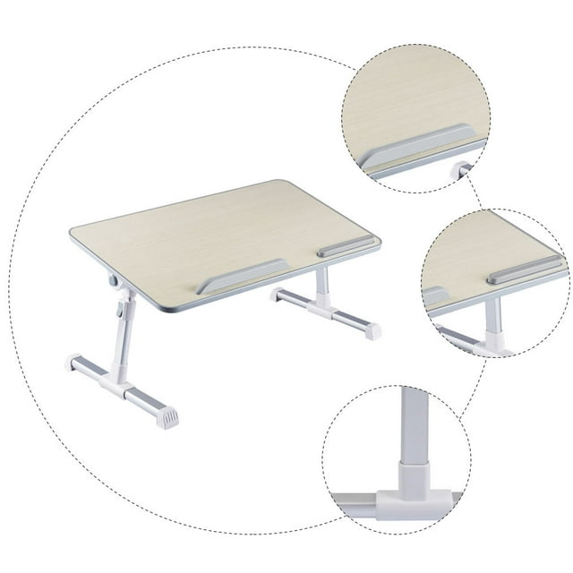 IFANLANDOR Rentrée des Classes 1ensemble Petit Bureau de Jeu Pliable Beige pour Toutes les Personnes dans la Chambre