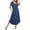 Navy, variant on Ekouaer Long Nightgowns for Women with Pockets Short Sleeves Moo Moos for Women Casual House Dresses