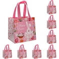 thumbnail image 2 of CoreLiving Large Easter Gift Bags with Handles Bulk Set Reusable Non-Woven Fabric for Egg Hunt Party Favors Candy Treat Holders Decorative Totes 10-Pack, 2 of 6