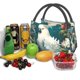 thumbnail image 3 of Disketp Tropical Parrot Floral Artwork Bolsa Térmica Estampada, Bolsa Térmica Aislante para Almuerzo, Playa y Campamento, 3 of 6