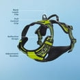 thumbnail image 3 of Voyager Dog Harness Dual Leash Attachment No-Pull Control Adjustable Soft but Strong Pet Harness for Medium and Large Dogs with 3M Reflective Technology - Lime Green, XL (Chest: 28 - 37"), 3 of 6