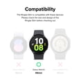 thumbnail image 2 of Ringke Slim Case [2 Pack] Compatible with Samsung Galaxy Watch 5 44mm, Watch5 Bezel [Frame Only] Premium PC Hard Thin Cover - Clear & Chrome, 2 of 11