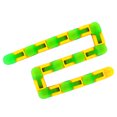 thumbnail image 1 of Jindong 24 Links Wacky Tracks Luminous Decompression Folding Chain for Kids Adults, 1 of 2