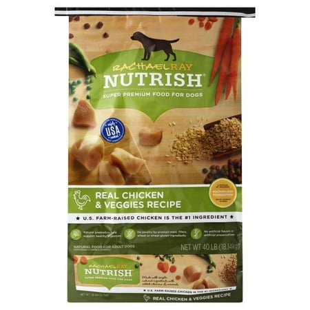 Rachael Ray Nutrish Natural Dry Dog Food, Real Chicken & Veggies Recipe, 28 (Rachael Ray Best Chicken Recipes)